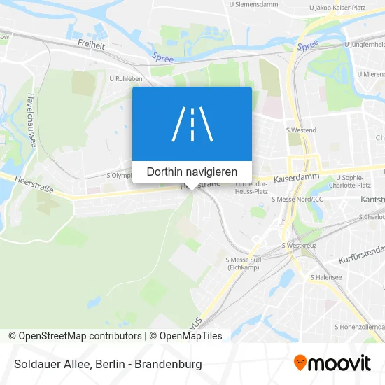 Soldauer Allee Karte