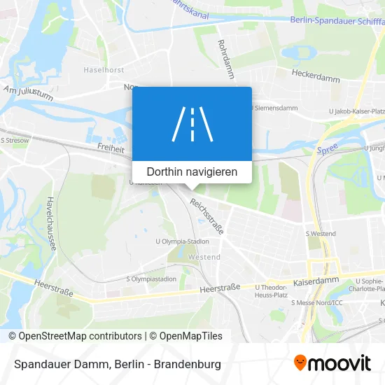 Spandauer Damm Karte