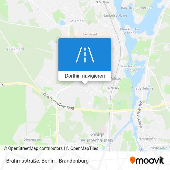 Brahmsstraße Karte