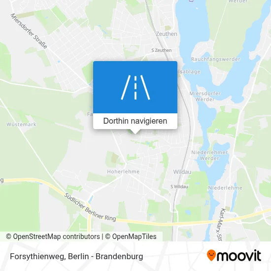Forsythienweg Karte