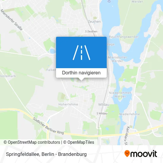 Springfeldallee Karte