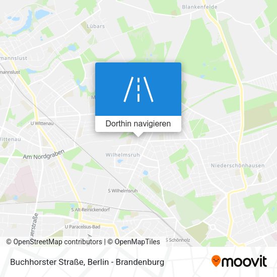 Buchhorster Straße Karte