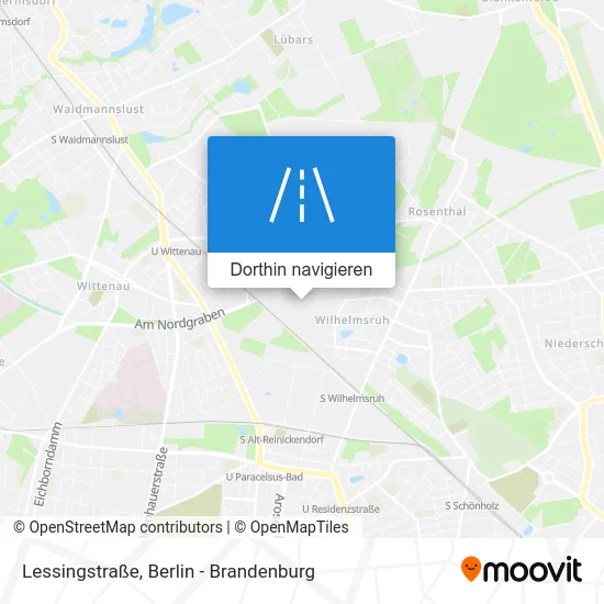 Lessingstraße Karte