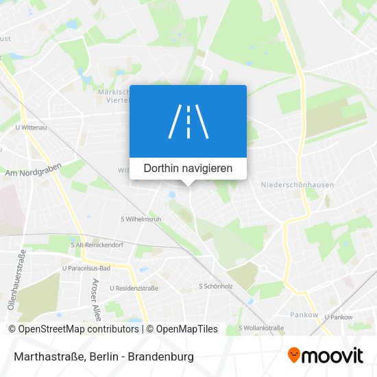 Marthastraße Karte