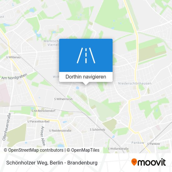 Schönholzer Weg Karte