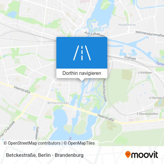 Betckestraße Karte