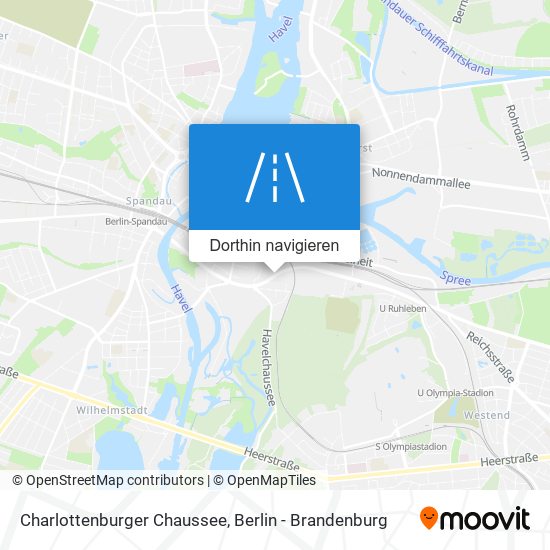 Charlottenburger Chaussee Karte