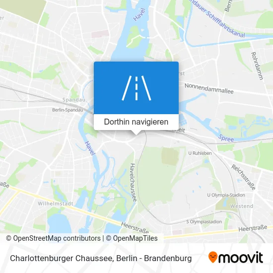 Charlottenburger Chaussee Karte