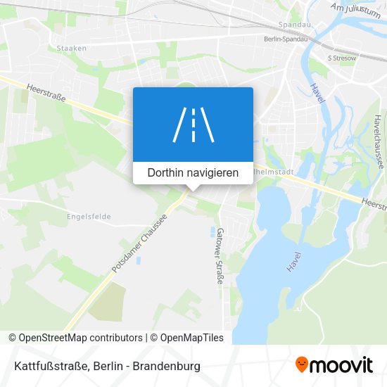 Kattfußstraße Karte