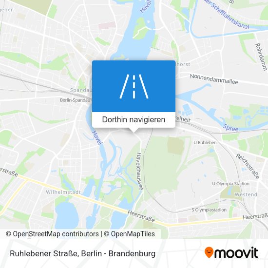 Ruhlebener Straße Karte