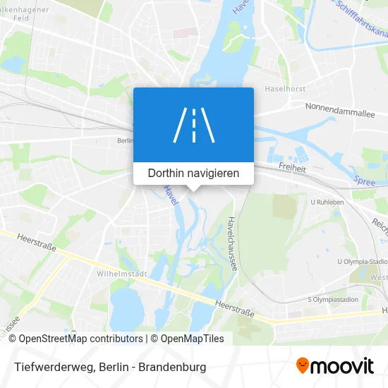 Tiefwerderweg Karte