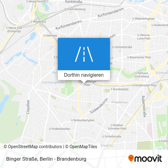 Binger Straße Karte