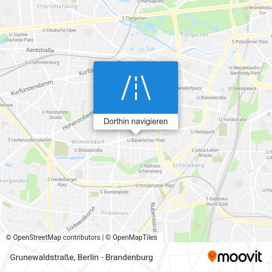 Grunewaldstraße Karte
