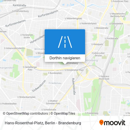 Hans-Rosenthal-Platz Karte