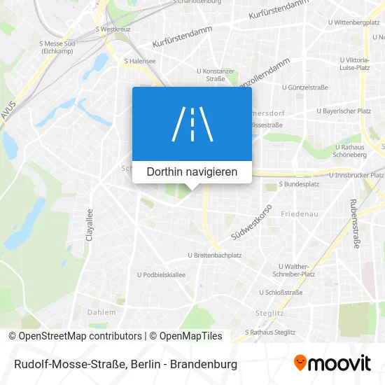 Rudolf-Mosse-Straße Karte