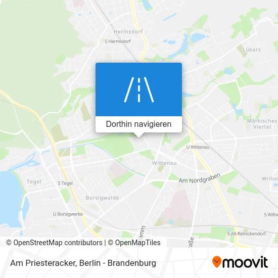 Am Priesteracker Karte