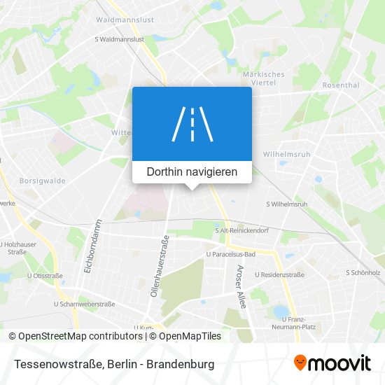 Tessenowstraße Karte