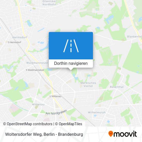 Woltersdorfer Weg Karte