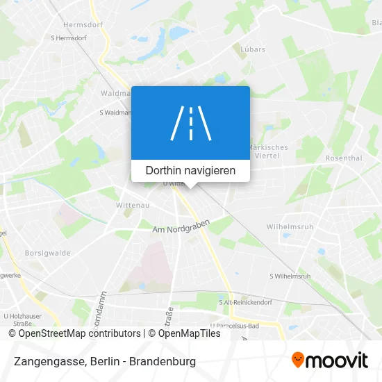 Zangengasse Karte