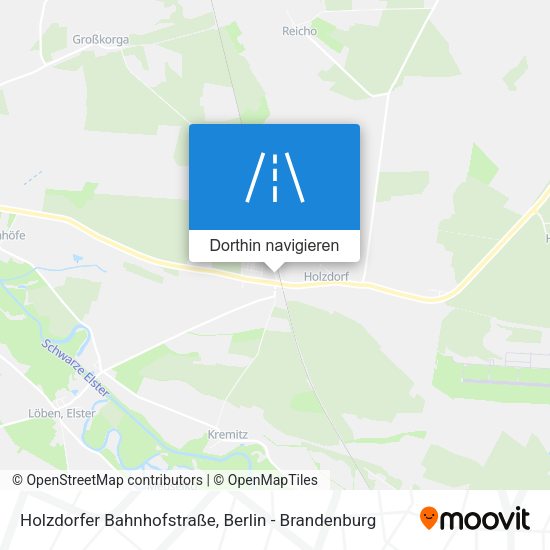 Holzdorfer Bahnhofstraße Karte