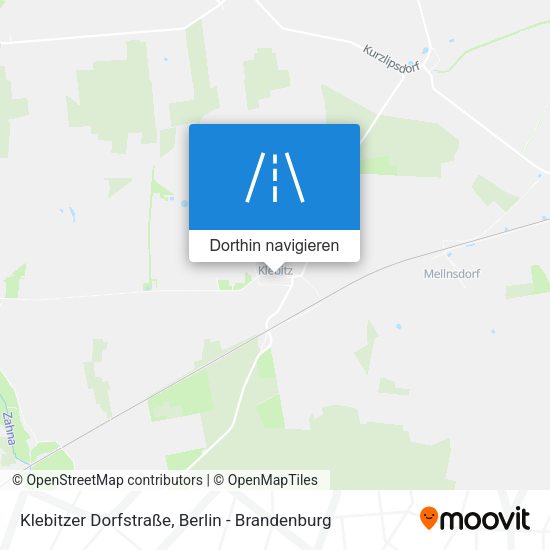 Klebitzer Dorfstraße Karte
