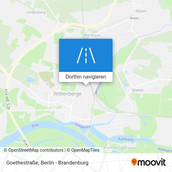 Goethestraße Karte