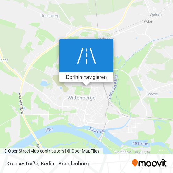 Krausestraße Karte