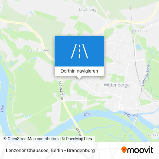 Lenzener Chaussee Karte