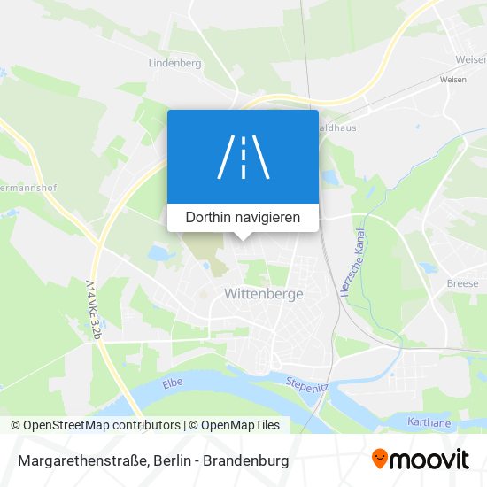 Margarethenstraße Karte