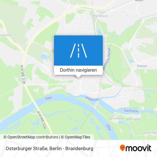 Osterburger Straße Karte
