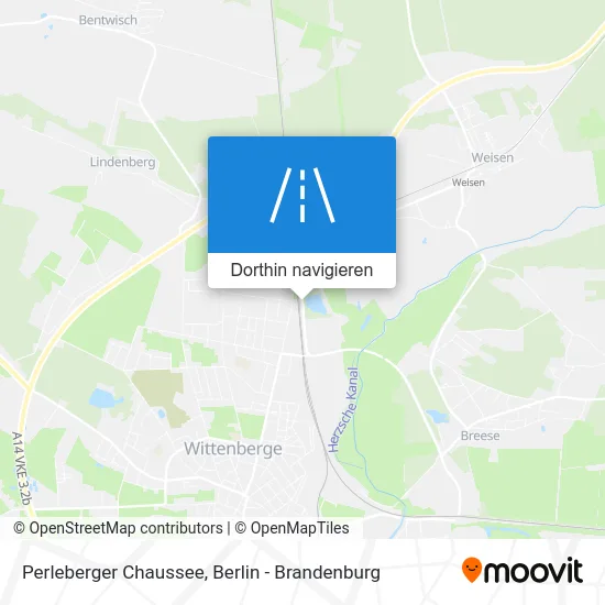 Perleberger Chaussee Karte