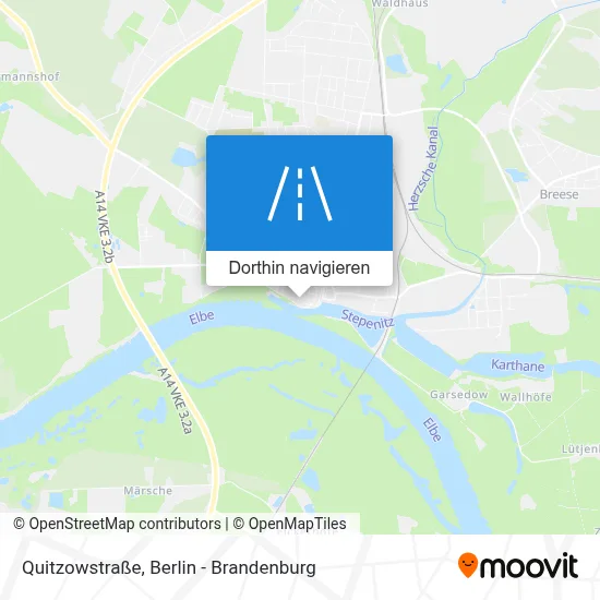 Quitzowstraße Karte