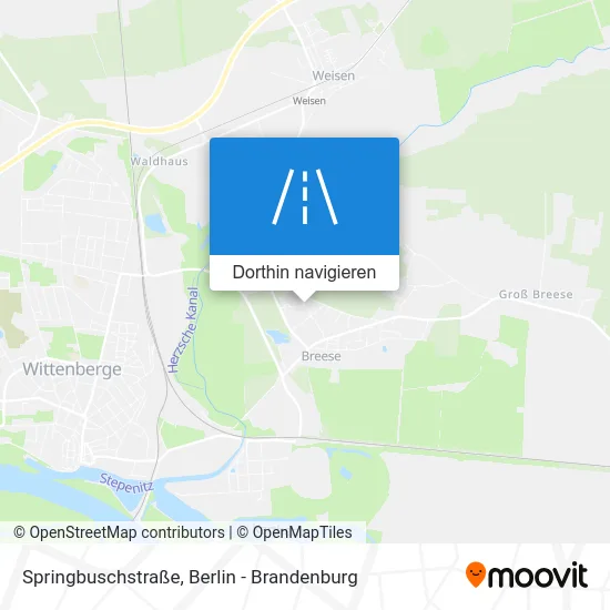 Springbuschstraße Karte
