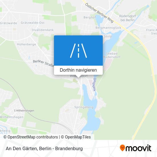 An Den Gärten Karte