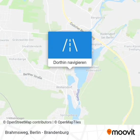 Brahmsweg Karte