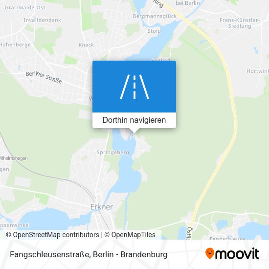 Fangschleusenstraße Karte