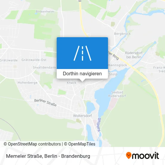 Memeler Straße Karte