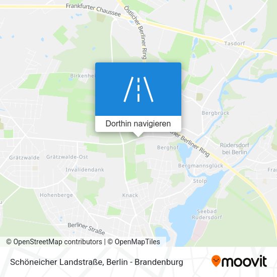 Schöneicher Landstraße Karte