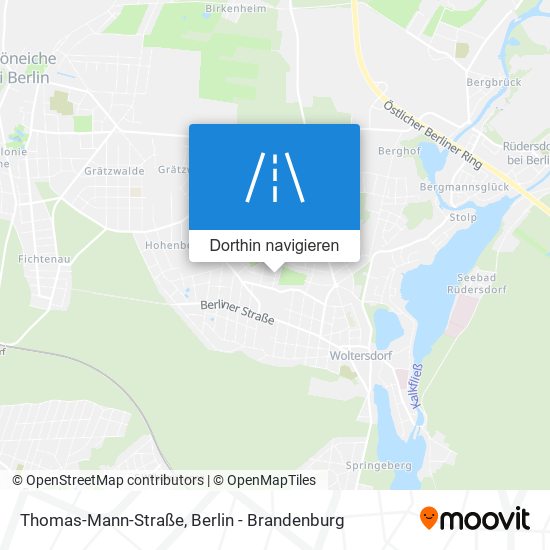 Thomas-Mann-Straße Karte