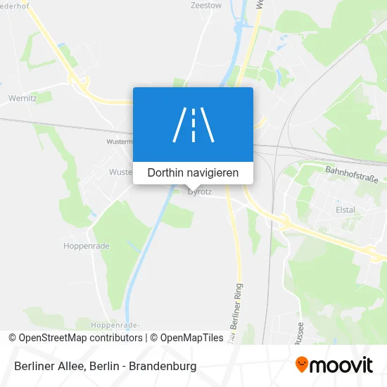 Berliner Allee Karte