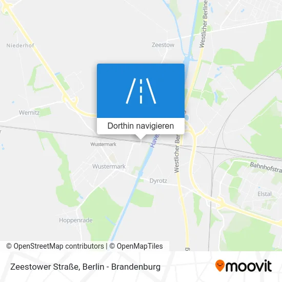 Zeestower Straße Karte