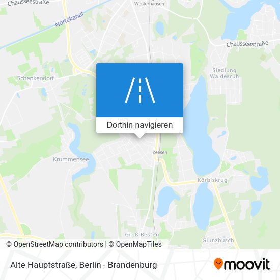 Alte Hauptstraße Karte
