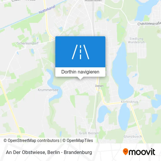 An Der Obstwiese Karte