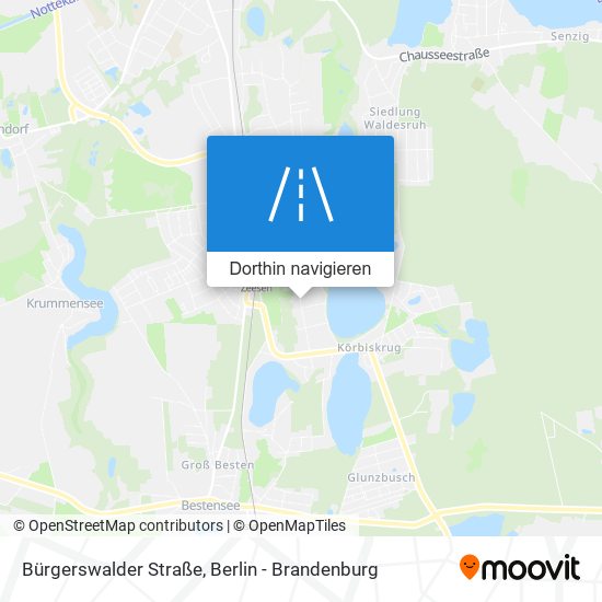 Bürgerswalder Straße Karte