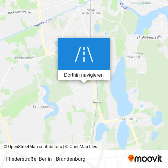 Fliederstraße Karte