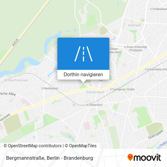 Bergmannstraße Karte