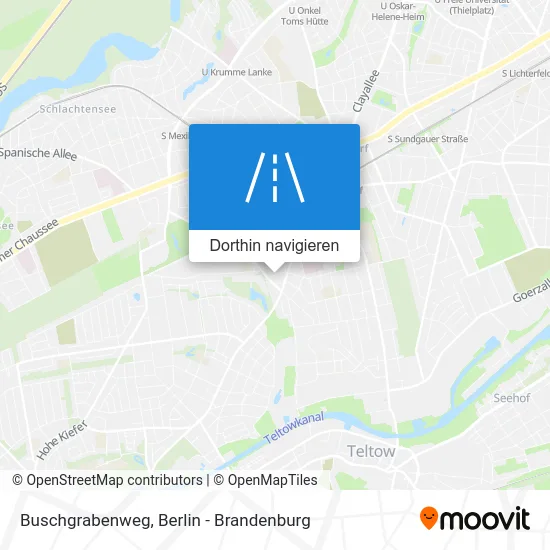 Buschgrabenweg Karte