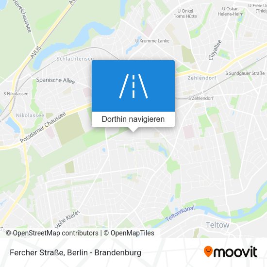 Fercher Straße Karte