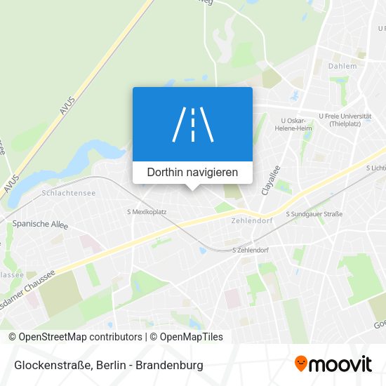Glockenstraße Karte