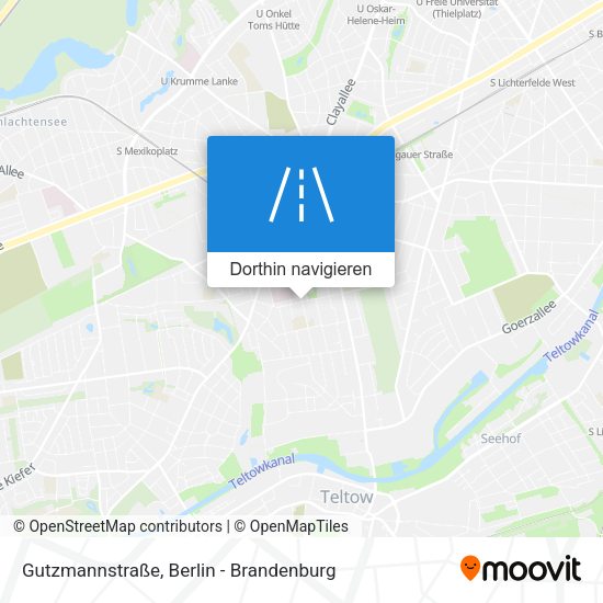 Gutzmannstraße Karte